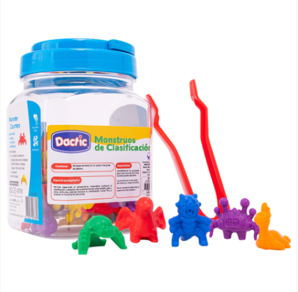 Monstruos para clasificar + Pinza