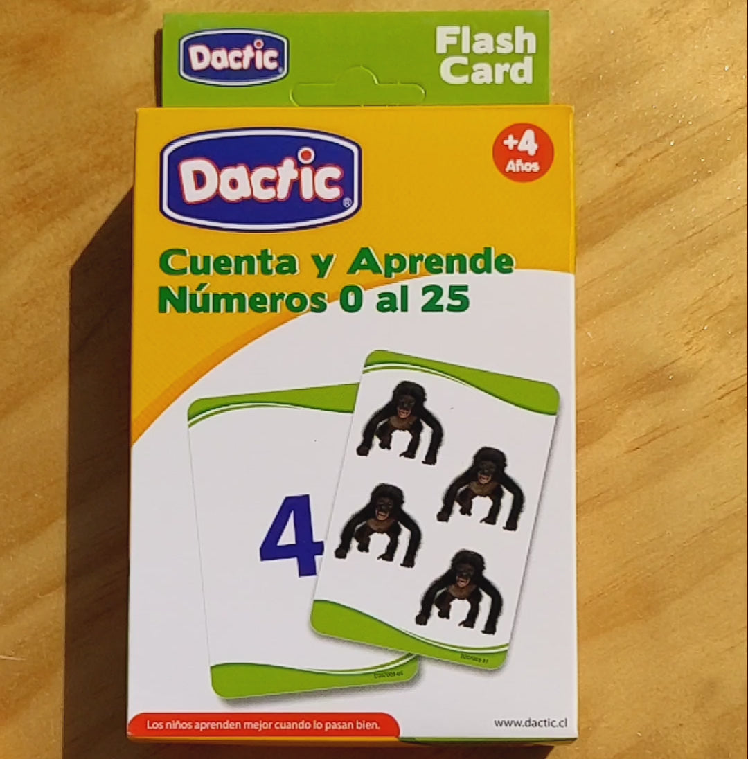 Cuenta y aprende 0-25