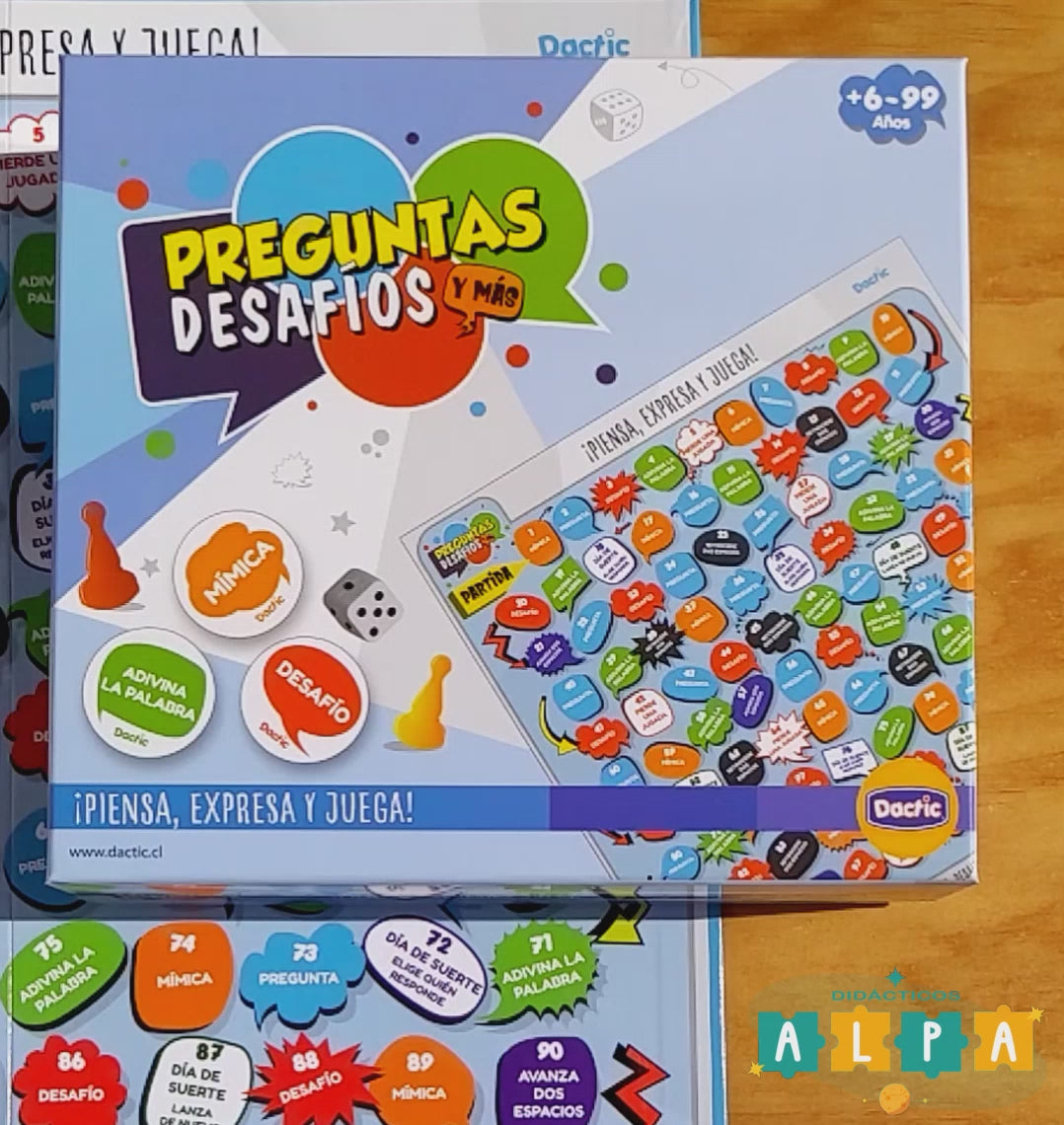 Preguntas, desafíos y más
